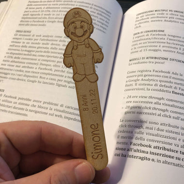 10 pz Bomboniera segnalibro - Super Mario Bros Bomboniere