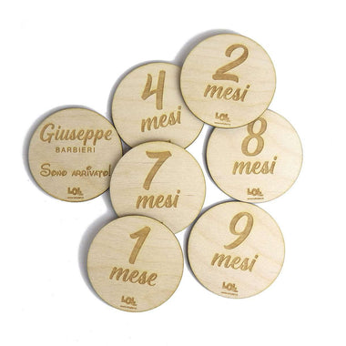 Cards in legno nascita Cards in Legno Nascita