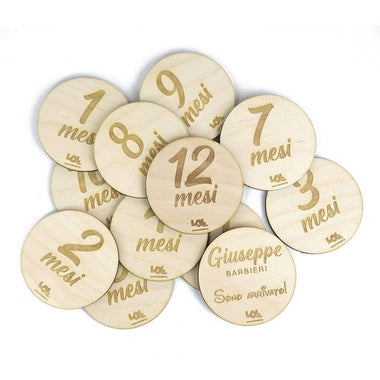 Cards in legno nascita Cards in Legno Nascita