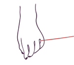Coppia di federe matrimoniali Filo Rosso del Destino - Idea Regalo Federe per cuscino
