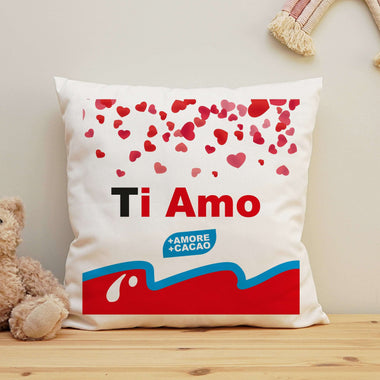 Federa quadrata Personalizzata Ti amo Federe per cuscino