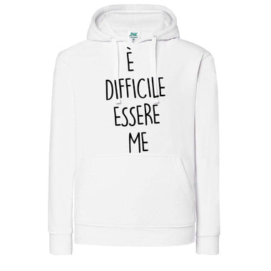 È difficile essere me Felpa con cappuccio
