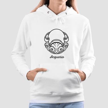 Oroscopo Acquario Felpa con cappuccio