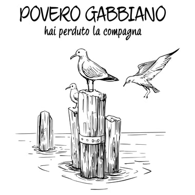 Povero Gabbiano hai perduto la compagna Felpa con cappuccio