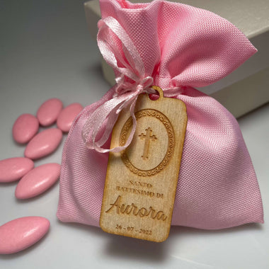 Kit 10 pz Tag Battesimo - Croce