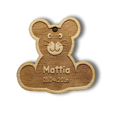 Kit 10 pz Tag Nascita - Orsetto