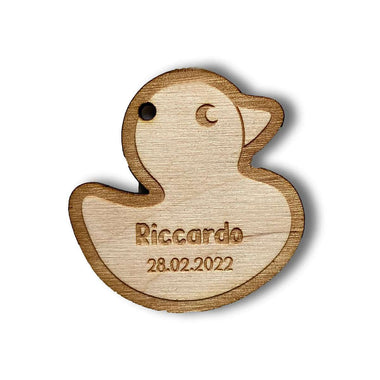 Kit 10 pz Tag Nascita - Papera