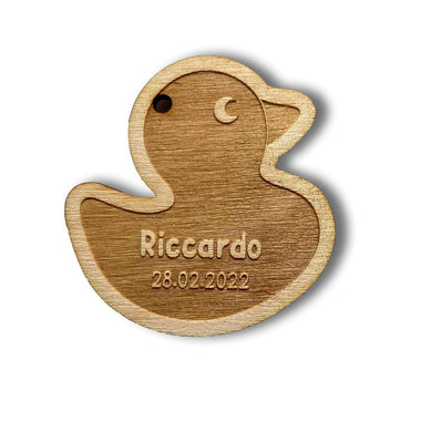 Kit 10 pz Tag Nascita - Papera