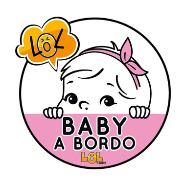 Kit adesivi per auto 2 pezzi Bimbo a bordo