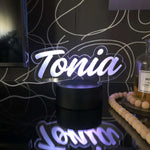 Lampada Led Personalizzata con nome