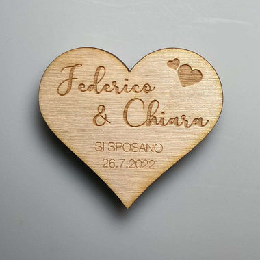 Magnete + Cartoncino + Busta Save the Date Matrimonio (Kit da 10 pz)