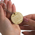 Portachiavi Calendario IO&TE con Incisione Personalizzata in Legno
