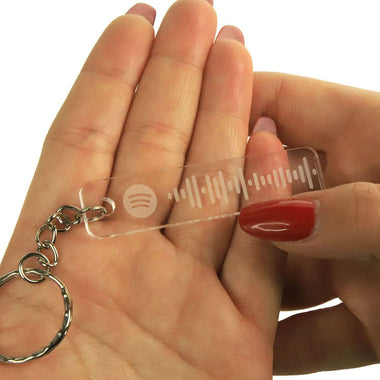 Portachiavi Spotify in plexiglass con Codice Canzone Portachiavi