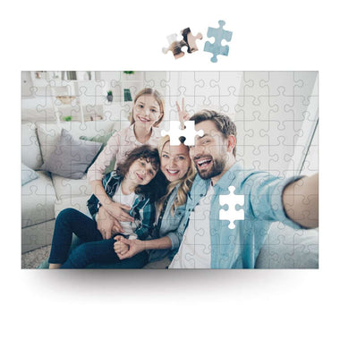 Puzzle in cartone con foto