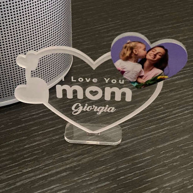 Quadretto da scrivania mamma con nome e foto