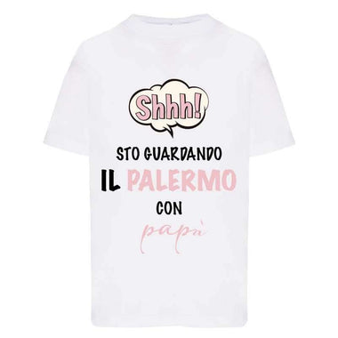 Shh sto guardando il Palermo con papà