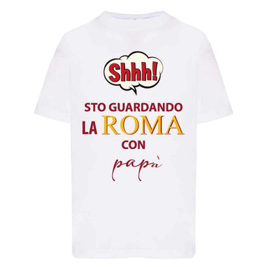 Shh sto guardando la Roma con papà