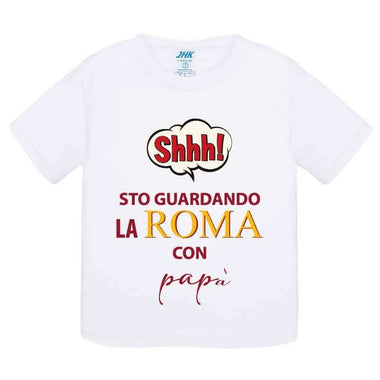 Shh sto guardando la Roma con papà
