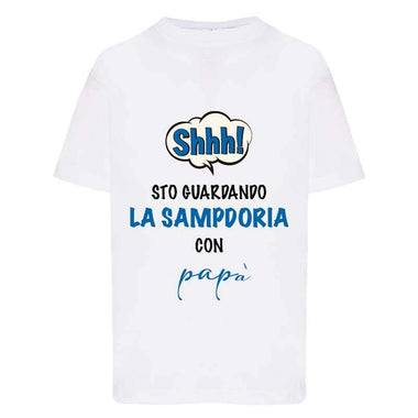 Shh sto guardando la Sampdoria con papà