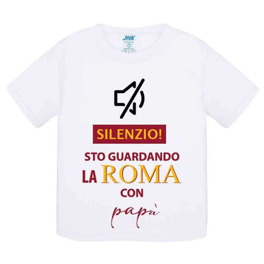 Silenzio sto guardando la Roma con papà
