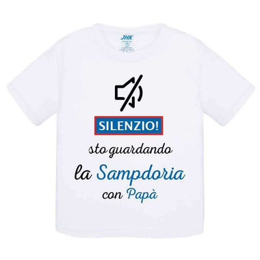 Silenzio sto guardando la Sampdoria con papà