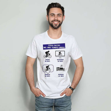 Ciclismo Tempo Libero Bicicletta T-shirt