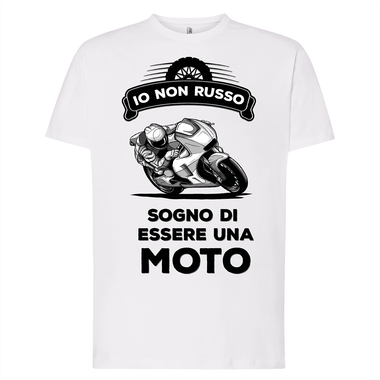 Io non russo sogno di essere una moto T-shirt