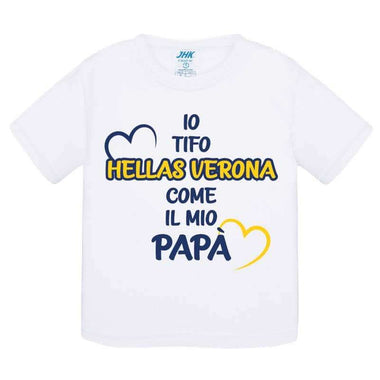 Io tifo Hellas Verona come il mio papà T-shirt