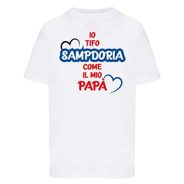 Io tifo Sampdoria come il mio papà T-shirt