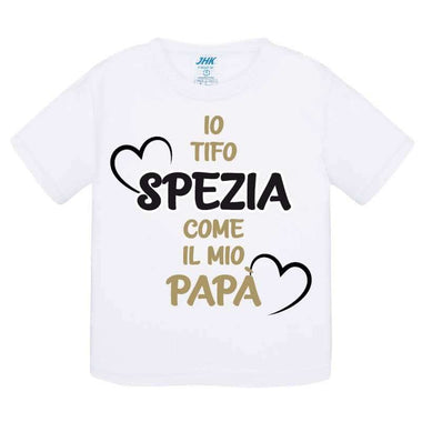 Io tifo Spezia come il mio papà T-shirt