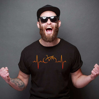 Passione Ciclismo Cuore T-shirt