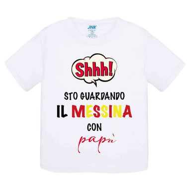Shh sto guardando il Messina con papà T-shirt