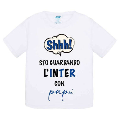 Shh sto guardando l'Inter con papà T-shirt