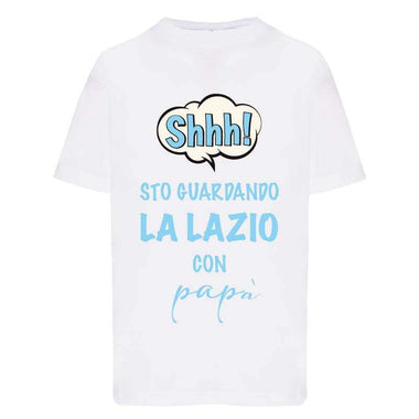 Shh sto guardando la Lazio con papà T-shirt