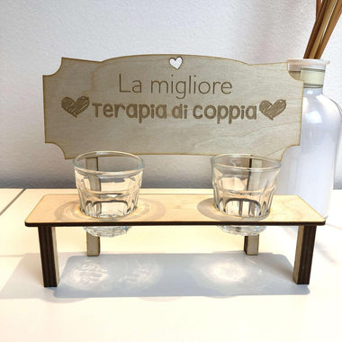 Panchina dei cicchetti la migliore terapia di coppia - Idea Regalo San Valentino-Panchina dei cicchetti-Lol T-shirt