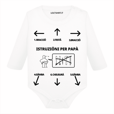 Body per Neonato Istruzioni per papà