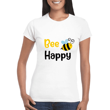 T-shirt Donna Bee happy-T-shirt-Lol T-shirt