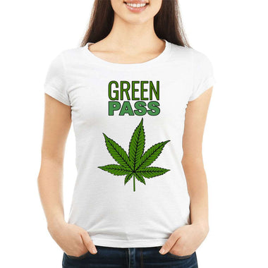 T-shirt Donna Green Pass-T-shirt-Lol T-shirt