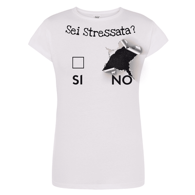 T-shirt Donna Sei stressata?-T-shirt-Lol T-shirt
