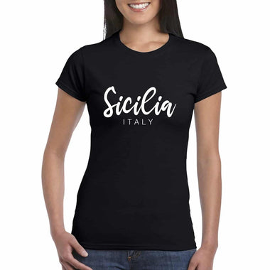 T-shirt Donna Sicilia Italy-T-shirt-Lol T-shirt