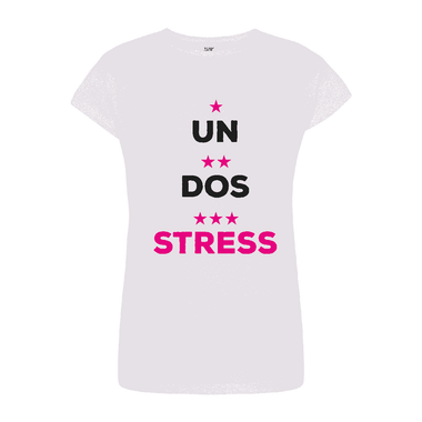 T-shirt Donna Un, Dos, Stress-T-shirt-Lol T-shirt