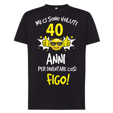 T-shirt Uomo Mi ci sono voluti 40 anni per diventare così figo-T-shirt-Lol T-shirt