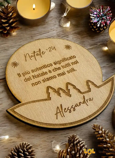 Sottobicchiere natalizio