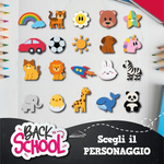 Kit Scuola Etichette per Matite e Quaderni Personalizzabili - 134 pezzi