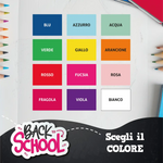 Kit Scuola Etichette per Matite e Quaderni Personalizzabili - 134 pezzi