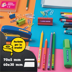 Kit Scuola Etichette per Matite e Quaderni Personalizzabili - 134 pezzi