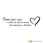 Adesivi murali Ohana significa famiglia Wall Sticker