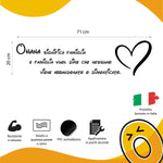 Adesivi murali Ohana significa famiglia Wall Sticker