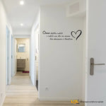 Adesivi murali Ohana significa famiglia Wall Sticker