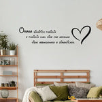 Adesivi murali Ohana significa famiglia Wall Sticker